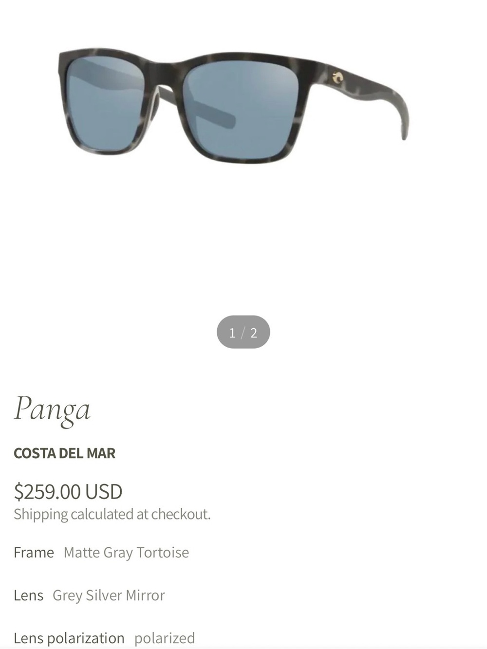 Costa Del Mar Panga Sunglasses
